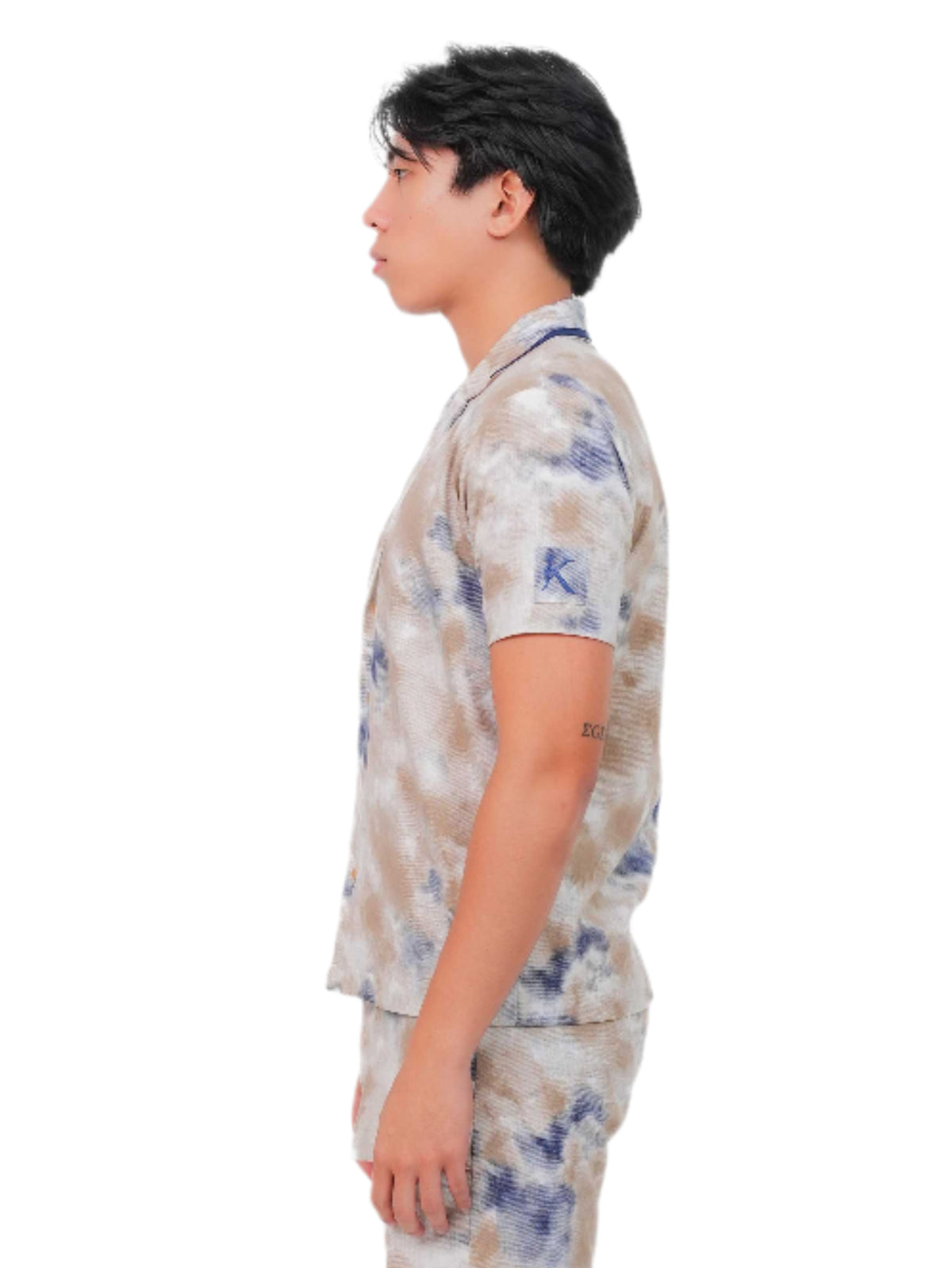 MARBLEWAVE SHIRT MEN | CAMP COLLAR | CASUAL WEAR | EVERYDAY WEAR