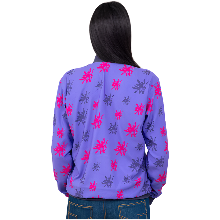 Floral Printed Unisex Bomber Jacket