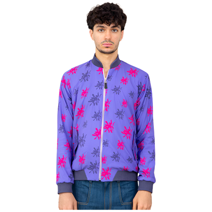 Floral Printed Unisex Bomber Jacket