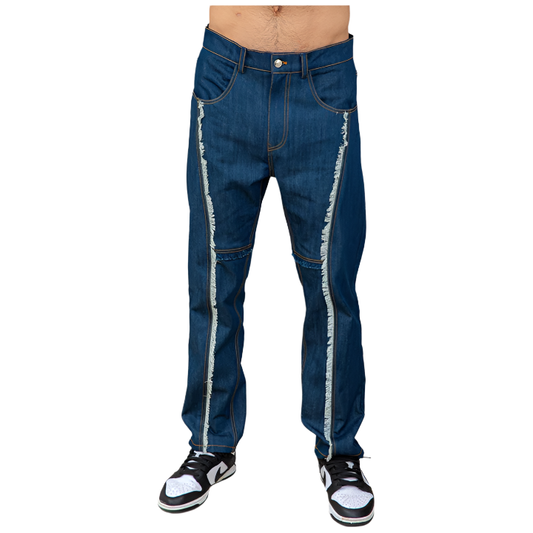 Fray Unisex Denim Jeans