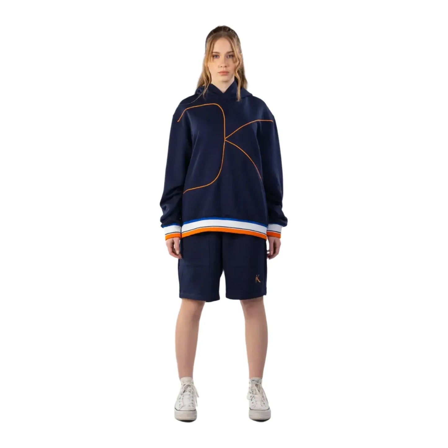 JK Embroidered Unisex Logo Shorts