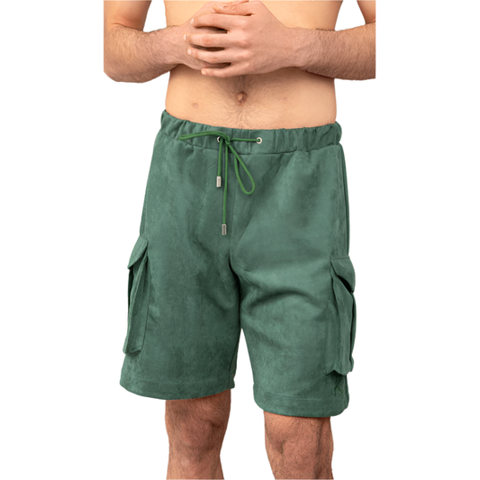 Olive Green Unisex Cargo Short