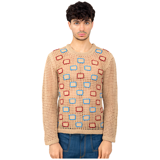 Sunset Crochet Unisex Pullover