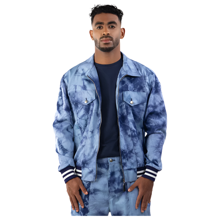 Tie Dye Denim Jacket