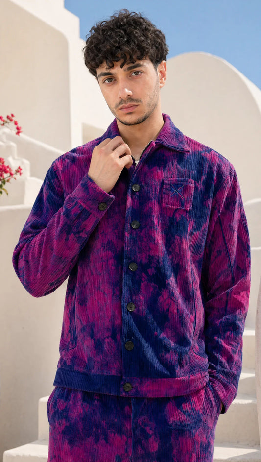 TIE DYE CORDUROY JACKET MEN